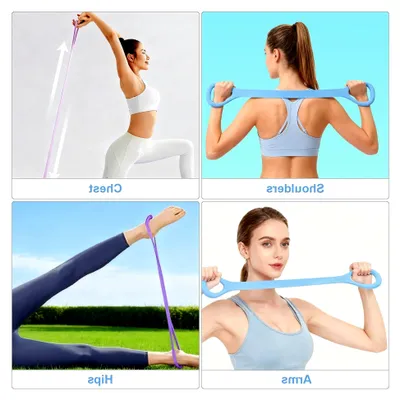 Produktbild von 3-teiliges Set von Widerstandsbändern für das Fitness-Training