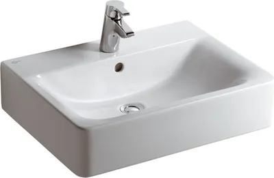 Obrázok produktu pre IDEAL STD Waschtisch CONNECT CUBE E7141 600x460x175mm 1Hahnloch weiß