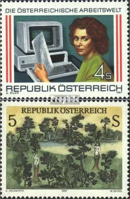 Produktbild von Briefmarken Österreich 1987 Mi 1902,1903 (kompl.Ausg.) gestempelt Sondermarken