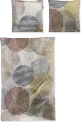 Produktbild von Irisette Flausch-Baumwolle Bettwäsche-Garnitur Zobel 8553 Farbe kupfer 140x200+70x90cm