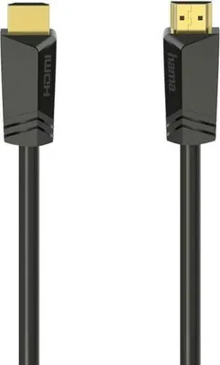 Obrázok produktu pre Hama 00205009, 10 m, Typ HDMI (štandard), Typ HDMI (štandard), 3D kompatibilita, 18 Gbit/s, Čierna
