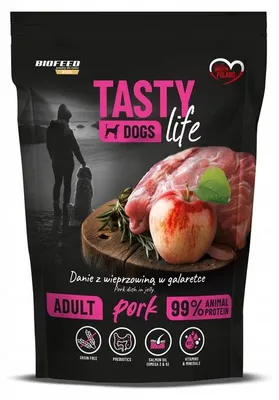 Obrázek produktu pro BIOFEED Chutný psí život vepřové 90% sáček 500g