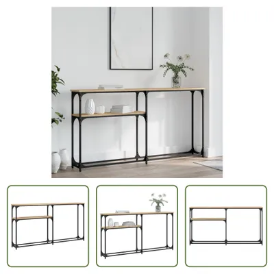 Produktbild von The Living Store Konsolentisch Sonoma-Eiche 145x22,5x75 cm Holzwerkstoff