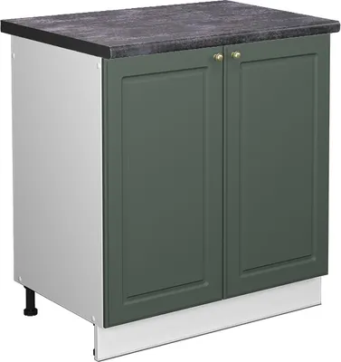 Imagen del producto de Armario bajo para fregadero Vicco Fame-Line Verde dorado Casa de campo 80 cm , ET Antracita, Model 45633