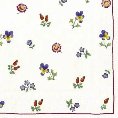 Zdjęcie produktu dla Duże serwetki 33x33 cm PETITE FLEUR V & B, IHR