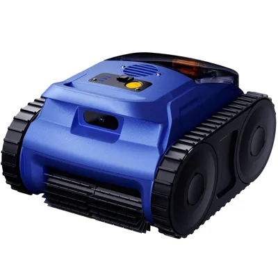 Produktbild von Kabelloser Poolroboter Bis zu 200 m² 180 Min. Laufzeit 4 Modi 130-Watt-Motor Mit App-Steuerung Geeignet für Boden, Wände, Wasserlinie und Treppen
