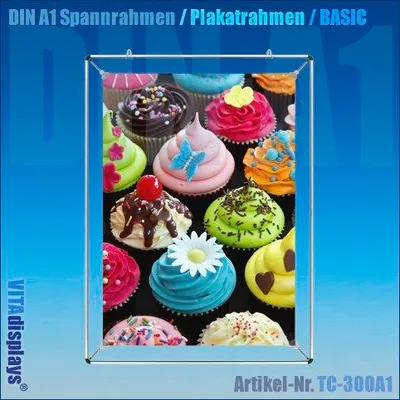 Produktbild von DIN A1 Spannrahmen / Plakatrahmen BASIC