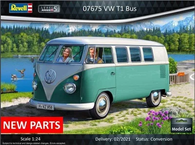 Immagine prodotto di Revell RV 1:24 VW T1 Bus 1:24 Modellbus (07675)