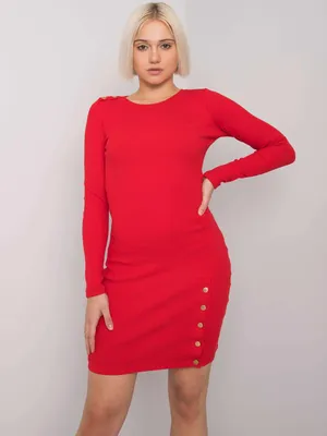 Produktbild von Rue Paris Formelle Frauenkleider Galierat rot L