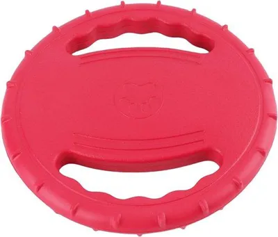 Produktbild von Hunde fliegen Disc - Hunde Frisbee - Outdoor-Spiele - Weichkautschuk Material - 20 cm Durchmesser - Rot