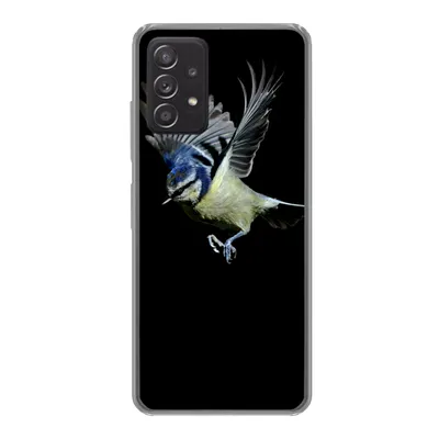 Produktbild von MuchoWow® Handyhülle Schutzhülle Hülle für Samsung galaxy a73 Vogel - Federn - Porträt Silikon Softcase Handy Hülle - Handyhülle