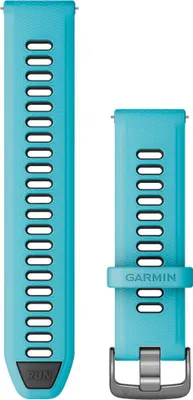 Produktbild von Garmin Schnellwechsel-Armbänder (22 mm), Band, Smartwatch, Aqua-Farbe, Schwarz, Garmin, D2 Air X15 Darth Vader First Avenger Forerunner 255 Forerunner 255 Music Forerunner 265 Forerunner..., Silikon