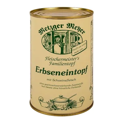 Produktbild von Metzger Meyer Erbseneintopf 12x1200ml - Lausitzer Suppe / Eintopf