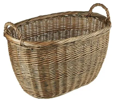 Produktbild von Ib Laursen Korb groß Oval mit Henkel (60x40cm)