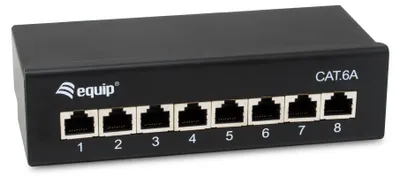 Obrázok produktu pre Equip 326621, 10GBase-T, 10 Gigabit Ethernet, 10000 Mbit/s, RJ-45, Cat6a, Čierna