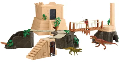 Produktbild von Schleich DINOSAURS Dino Tempel-Eroberung Mega-Set 42656