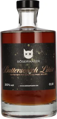 Image de BÖSER KATER Butterscotch Likör 20% Vol. 0,5l