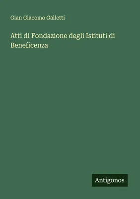Produktbild von Atti di Fondazione degli Istituti di Beneficenza