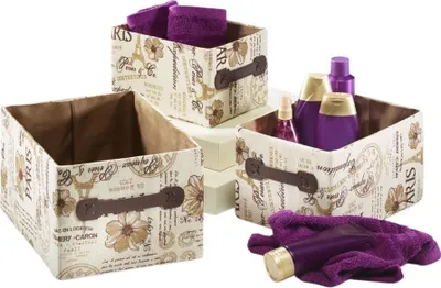 Produktbild von 3er Set Aufbewahrungsbox Regalbox Box Kiste Kinder Staubox Korb Regal