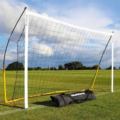Obrázok produktu pre Futbalová bránka – tréningová bránka – na tréning futbalu – ultraľahká a prenosná – 1,8 x 1,2 m – žltá