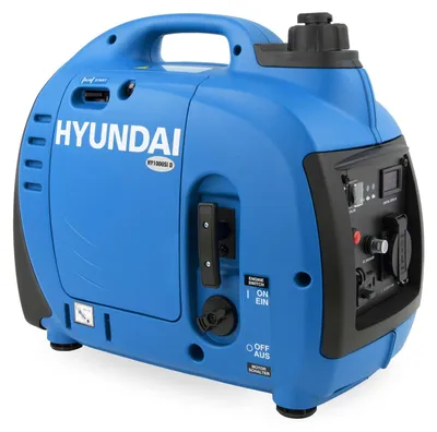 Produktbild von HYUNDAI Inverter-Generator HY1000Si D (1 kW, tragbar, 1 x 230V + 1 x 12V, 1 x USB)
