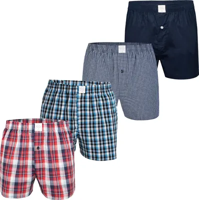 Produktbild von MG-1 Herren Boxer 4-Pack Core - Set 2 - Größe L