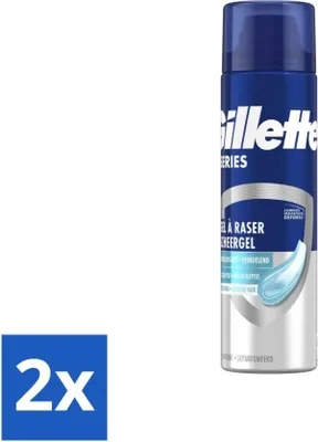 Produktbild von Gillette Series – Rasiergel – Für empfindliche Haut – 200 ml - Vorteilspack - 2 Stücke