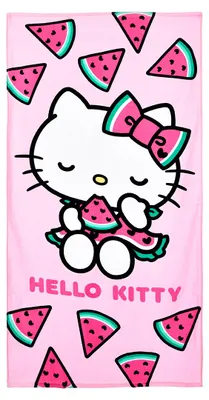 Produktbild von Hello Kitty Badetuch Strandtuch Handtuch Kinder Mädchen