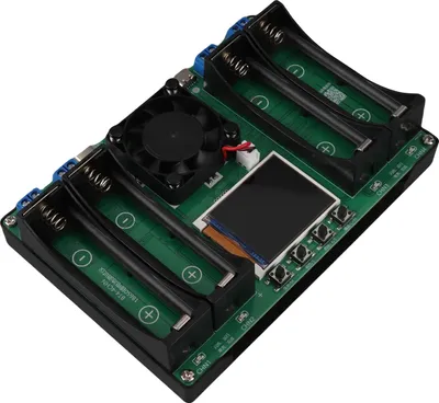 Produktbild von Batterietester, digitales Display, kompaktes Design, schwarz