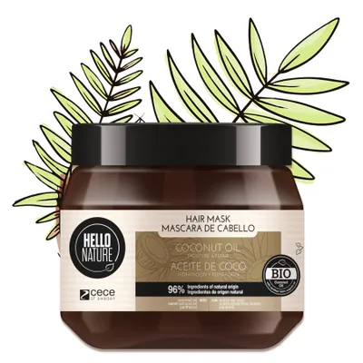 Produktbild von Haarmaske mit Kokosöl Haarkur Haar Repair Pflege Regeneration Bio Vegan Natur 250ml