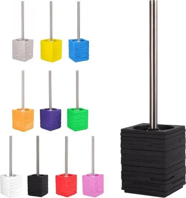 Produktbild von Toilettenbürste mit Halter - Elegantes Design - Schwarz