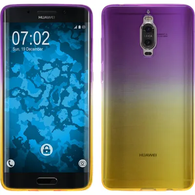 Produktbild von PhoneNatic Case kompatibel mit Huawei Mate 9 Pro - Design:05 Silikon Hülle Ombrè + 2 Schutzfolien