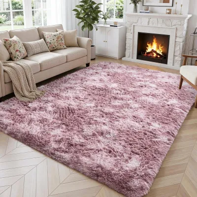 Imagen del producto de Alfombra suave y esponjosa para sala de estar, 90 x 150 cm