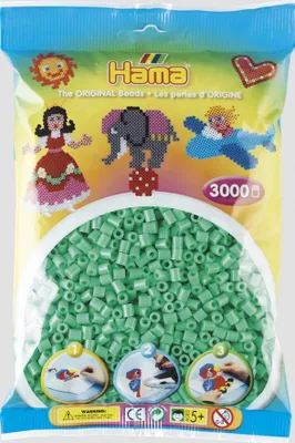 Produktbild von HAMA 20111 MIDI Perlen Hellgrün 3000