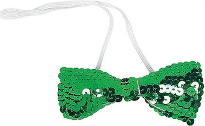 Produktbild von Grüne St. Patrick's Day Pailletten-Fliege