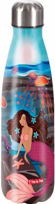 Obrázok produktu pre Step by Step Izolovaná fľaša na pitie z nehrdzavejúcej ocele Mermaid Delia viacfarebná