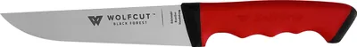 Produktbild von Stechmesser 17 cm Klinge RED-SoftGrip Serie von WOLFCUT