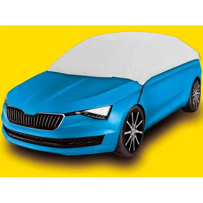 Obrázek produktu pro Autoplachta / plachta na auto / půlgaráž - velikost L 292x147x51cm