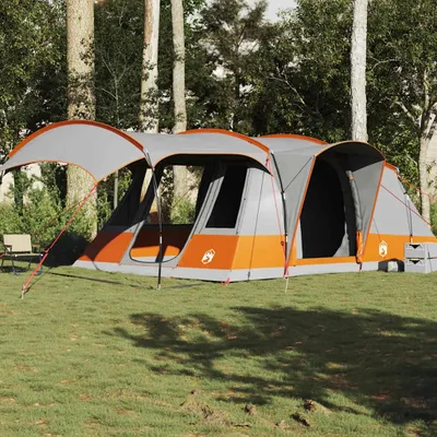 Produktbild von "im " Tunnelzelt 5 Personen Grau und Orange Wasserdicht - Campingzelte CC17809
