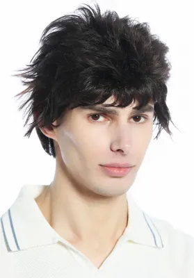 Produktbild von WIG ME UP Perücke kurz wild retro 80er toupiert wie ungekämmt Braun M-252A-6