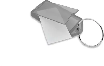 Zdjęcie produktu dla CombiCraft Otwierane etykiety na klucze Szare 60 x 22 mm - 100 sztuk