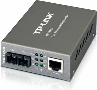 Obrázek produktu pro TP-Link MC100CM, 1000 Mbit/s, IEEE 802.3, IEEE 802.3u, IEEE 802.3x, Gigabit Ethernet, 1000 Mbit/s, 100BASE-FX, Cat3, Cat4, Cat5, Cat5e