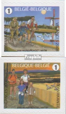 Produktbild von Briefmarken Belgien 2008 Mi 3839Dl-3840Dl (kompl.Ausg.) postfrisch Sommermarken