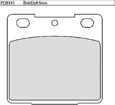 Image de FERODO Plaquette de frein FDB 183 Platinum