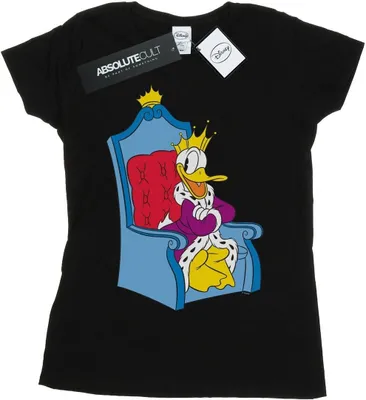 Produktbild von Disney - "Donald Duck King Donald" T-Shirt für Damen BI32205 (L) (Schwarz)