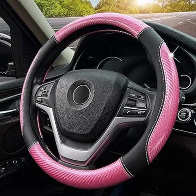Immagine prodotto di Copri volante, copri volante universale, copri volante, copri volante antiscivolo per auto, 37-38 cm
