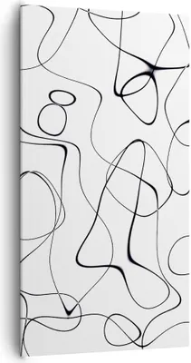 Produktbild von Bild auf Leinwand - Leinwandbild - Einteilig - Linie nichts Muster - 65x120cm - Wand Bild - Wanddeko - Wandbilder - Leinwanddruck - Bilder - Wanddekoration - Leinwand bilder - Wandbild - PA65x120-5054