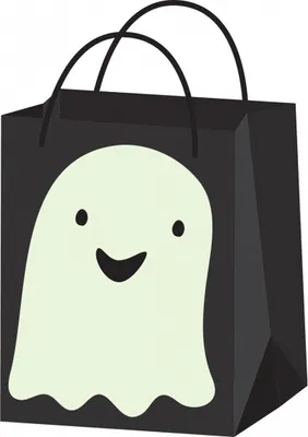 Produktbild von Halloween Geist Trick or Treat Papiertüte für Süßigkeiten