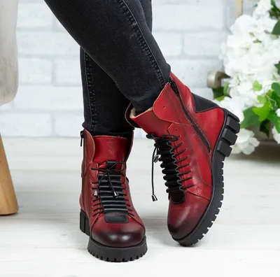 Zdjęcie produktu dla Damskie buty zimowe DEMALIS wykonane z prawdziwej skóry z przytulną pluszową podszewką w rozmiarze 38 - synteza stylu i komfortu!
