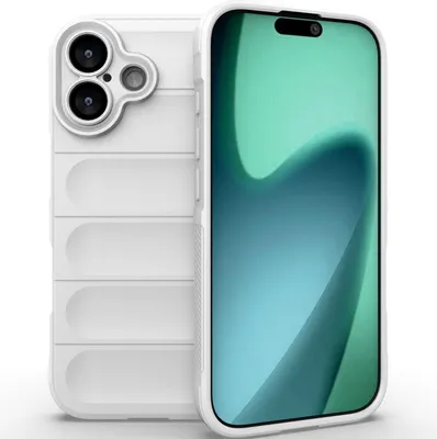 Immagine prodotto di Custodia per iPhone 17 Custodia protettiva in silicone TPU morbido antiurto Bianco